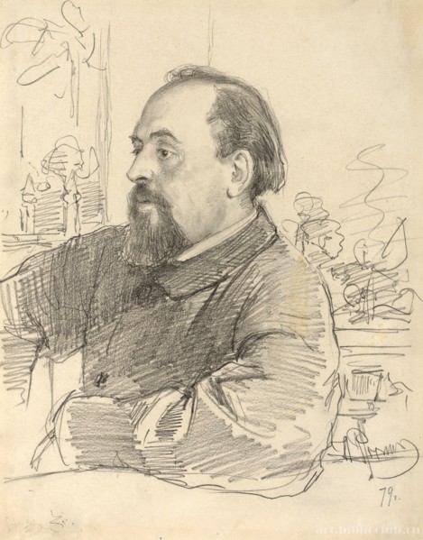 Portrait of Savva Ivanovich Mamontov (1841-1918), 1879.