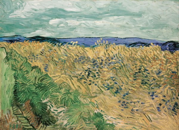 Wheatfield With Cornflowers, 1890.