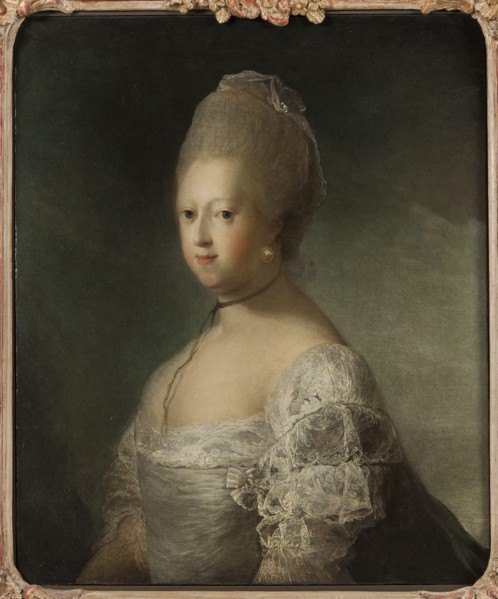 Portrait of Caroline Matilda of Great Britain (1751-1775), Queen of Denmark.