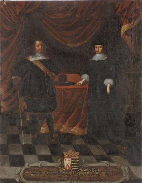 Duke Frederick III of Holstein-Gottorp (1597-1659) und Duchess Marie Elisabeth (1610-1684).