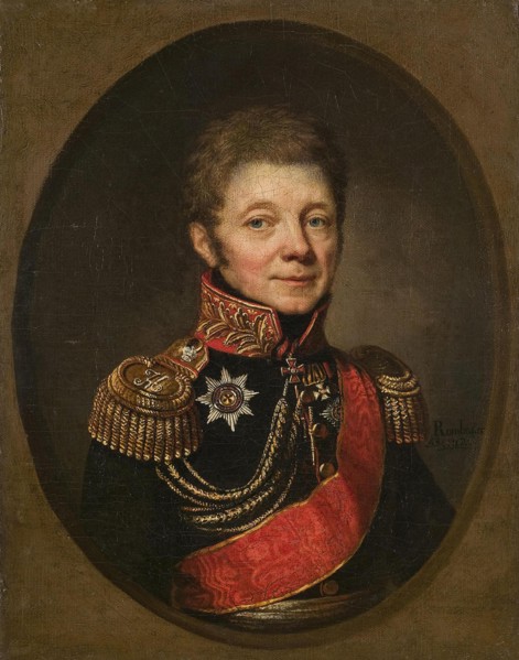 Portrait of Pavel Petrovich Ushakov (1779-1853), 1820s.