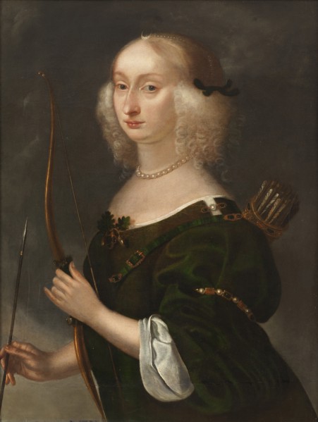 Portrait of Princess Maria Eleonora of Brandenburg (1599-1655), Queen of Sweden.