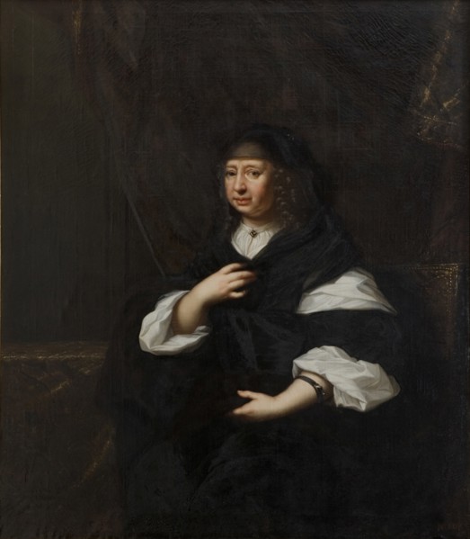Portrait of Princess Marie Elisabeth of Saxony (1610-1684), Duchess of Holstein-Gottorp.