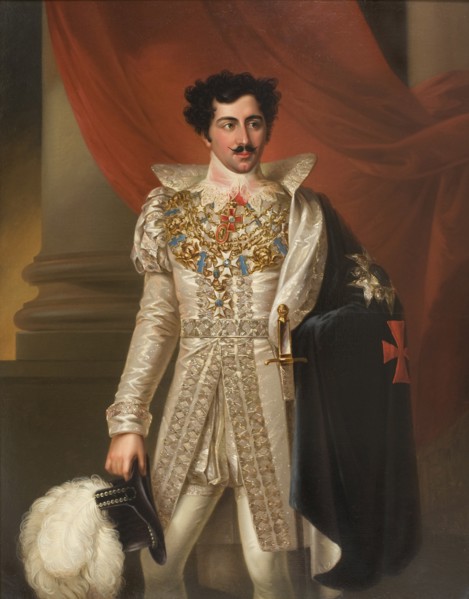 Portrait of Oscar I (1799-1859), King of Sweden and Norway.