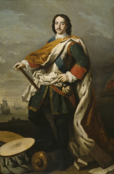 Portrait of Emperor Peter I the Great (1672-1725).