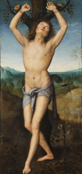 Saint Sebastian.