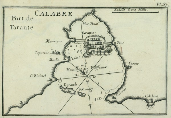 Port of Taranto (Tarentum), 1764.