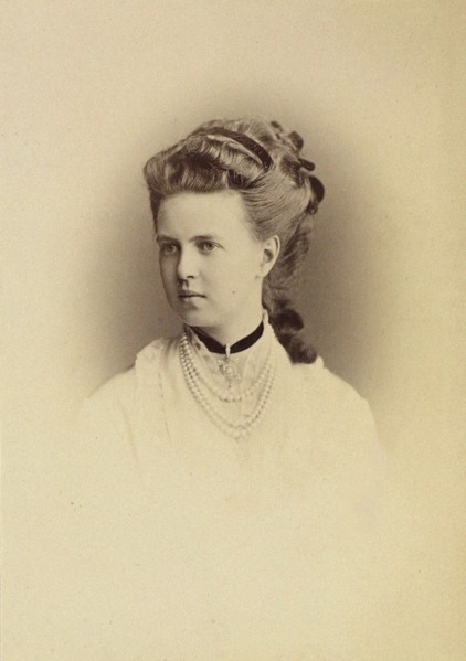 Portrait of Grand Duchess Maria Alexandrovna of Russia (1853-1920), Duchess of Saxe-Coburg and Gotha