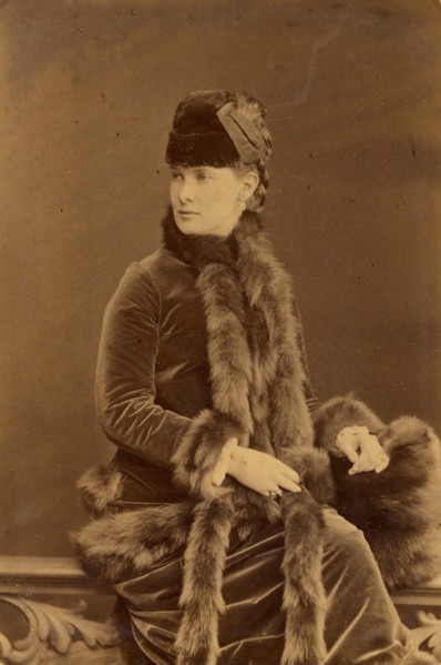 Grand Duchess Maria Pavlovna of Russia (1854-1920), c. 1880.