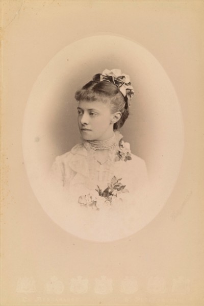 Portrait of Duchess Therese Petrovna of Oldenburg (1852-1883), Princess Romanovskaia, c. 1880.