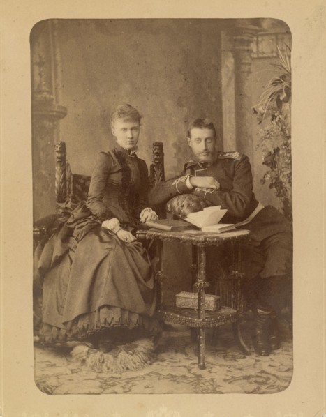 Grand Duke Constantine Constantinovich of Russia (1858-1915) and Grand Duchess Elizaveta Mavrikievna