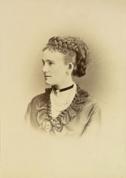 Portrait of Princess Eugenia Maximilianovna of Leuchtenberg (1845-1925), 1874.