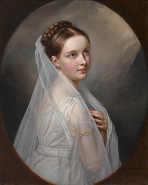 Countess Amalie Ludovika von Sayn-Wittgenstein-Sayn (1812-1825), 1825.