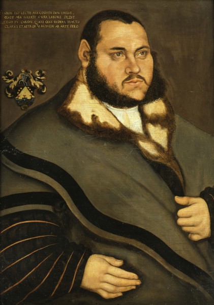 Portrait of Johann Carion (1499-1537), ca 1530.