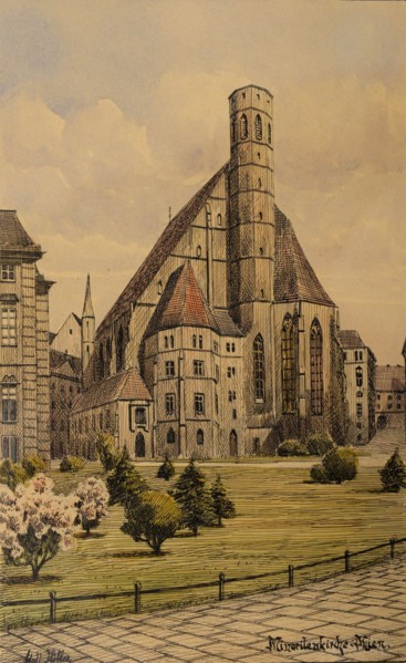 Minoritenkirche, Vienna, ca 1911-1912.
