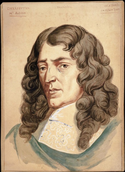 Portrait of the composer Marc-Antoine Charpentier (1634-1704).