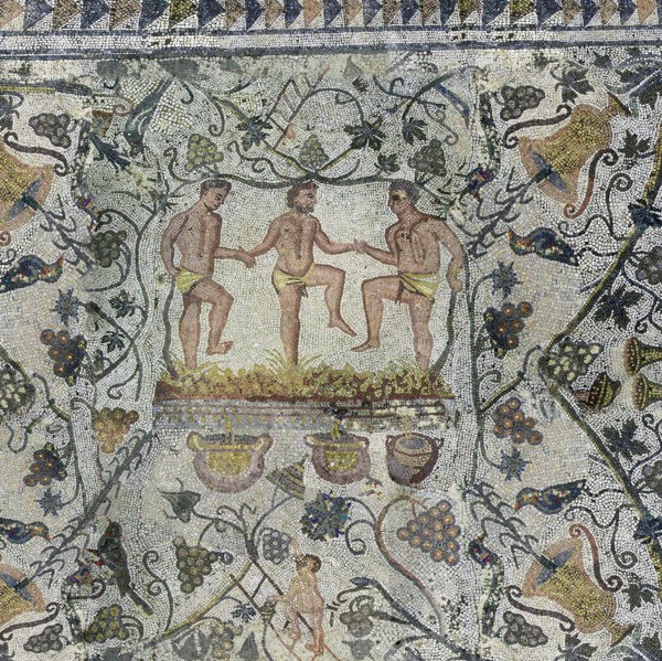 Treading the grapes, 2nd cen. AD.