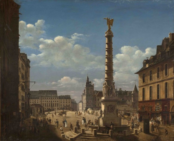La Fontaine du Palmier on the Place du Châtelet, 1810.
