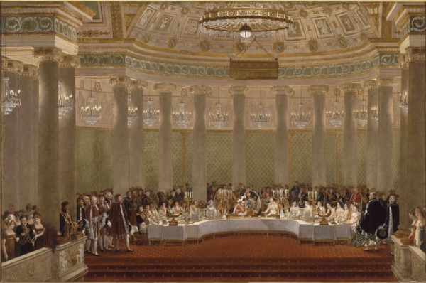 The marriage banquet of Napoleon I and Marie-Louise of Austria April 2, 1810, 1812.