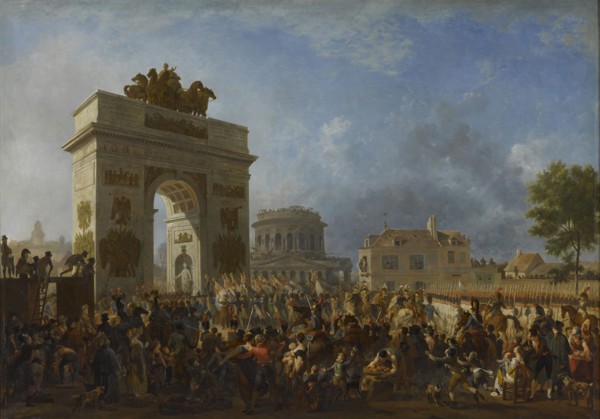 Entry of the Imperial Guard into Paris at the Barrière de Pantin, 25 November 1807, ca 1808.