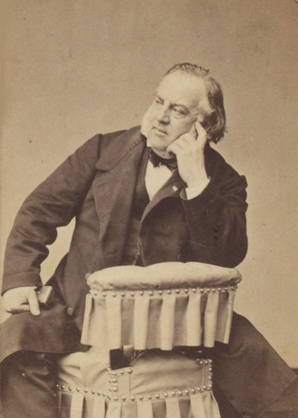 Portrait of the composer Louis Clapisson (1808-1866).