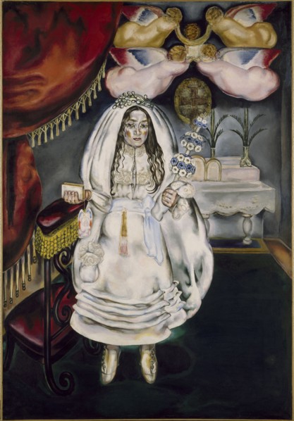 La comulgante (Girl at Her First Communion), 1914-1919.