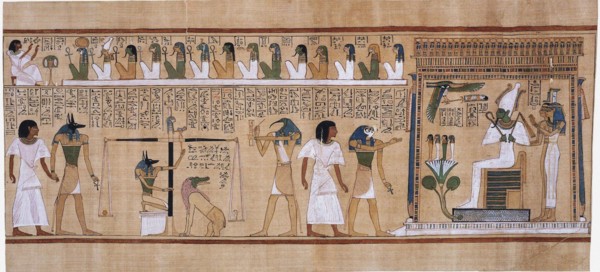 The Book of the Dead of Hunefer, ca 1450 BC.