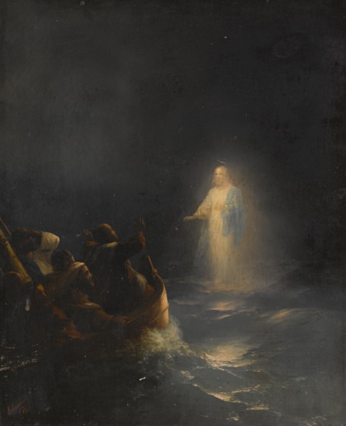 Jesus Walks on Water, 1863.