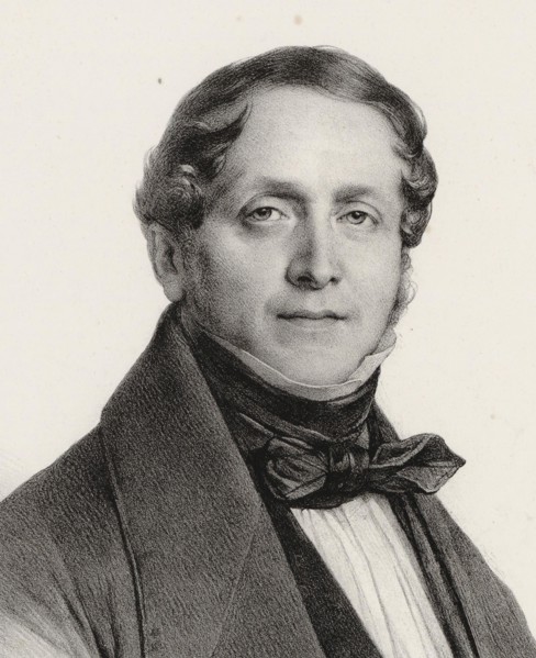 Portrait of the composer Giulio Marco Bordogni (1789-1856), 1838.