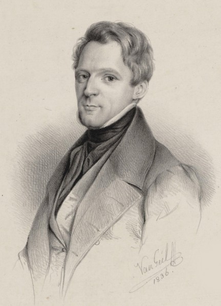 Portrait of the composer Henri Brod (1799-1839), 1836.
