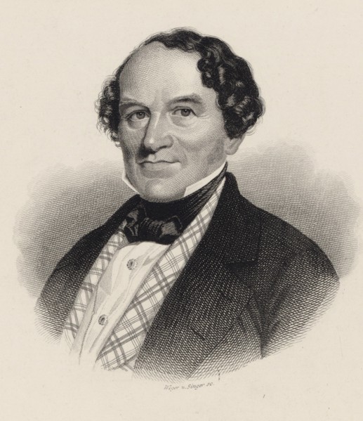 Portrait of the composer Conradin Kreutzer (1780-1849).
