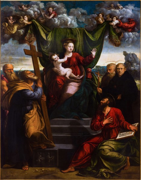 The Virgin and Child with Saints, First Half of 16th cen..
