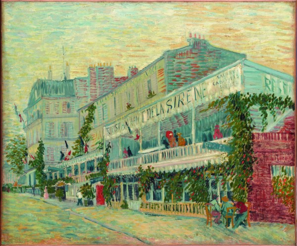 Le Restaurant de la Sirène à Asnières, 1887.