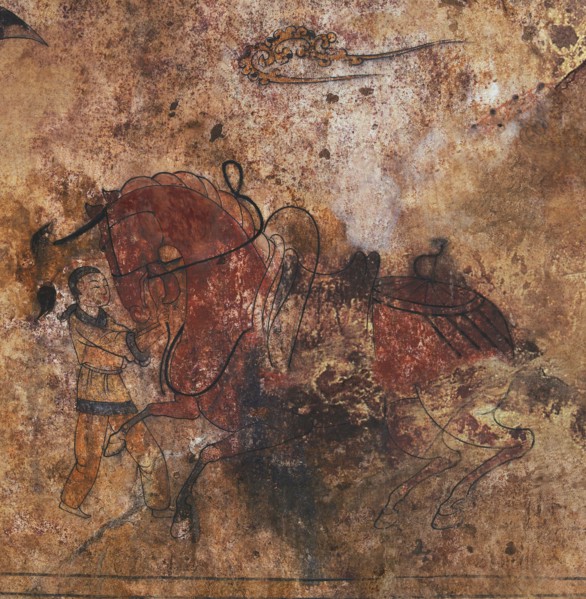 The Horse. The mural painting of the Susan-ri Tomb, Second Half of the 5th century.
