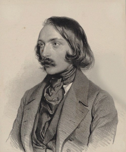 Portrait of the composer Carl Evers (1819-1875), 1840.