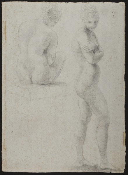 Two nudes, ca 1802-1805.
