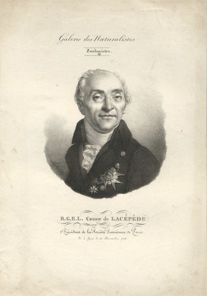Bernard-Germain-Etienne de la Ville-sur-Illon, comte de Lacépède (1756-1815), 1842.