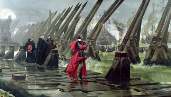 Cardinal Richelieu at the Siege of La Rochelle, 1881.