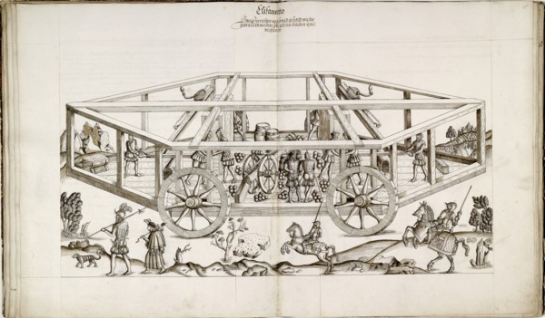 Chariot. From Genetto by Berthold Holzschuher, 1558.