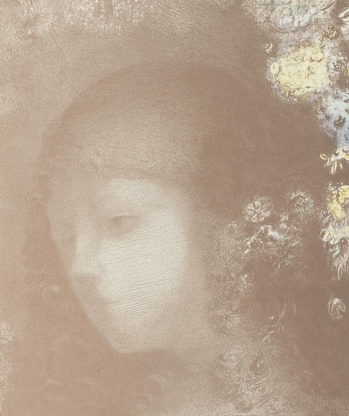 Child's Head with Flowers (Tête d'enfant avec fleurs), 1897.
