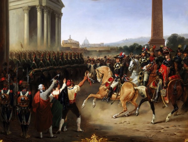 Entry of the French Army in Rome, February 15, 1798, 1834.