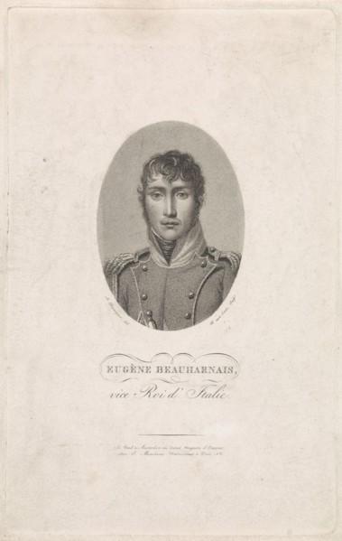 Eugène de Beauharnais (1781-1824), Viceroy of the Kingdom of Italy, Grand Duke of Frankfurt, Duke of