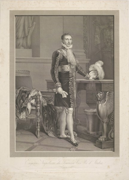 Eugène de Beauharnais (1781-1824), Viceroy of the Kingdom of Italy, Grand Duke of Frankfurt, Duke of