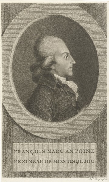 François-Xavier-Marc-Antoine de Montesquiou-Fézensac (1756-1832) , 1790s.
