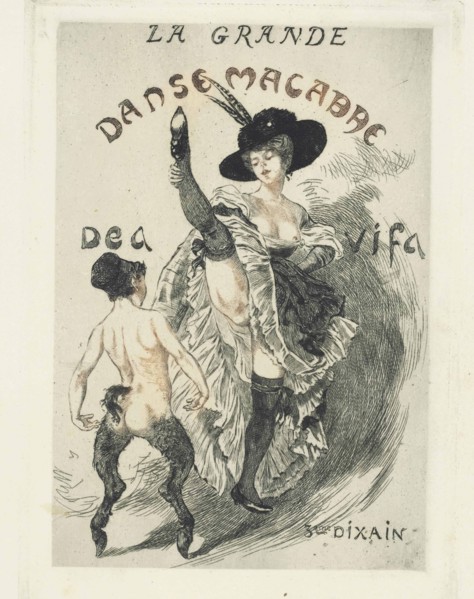 Illustration from the Series La Grande Danse Macabre des Vifs, c. 1907.