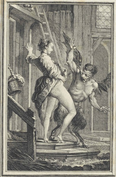 Illustration to Contes et Nouvelles by Jean de La Fontaine, 1762.