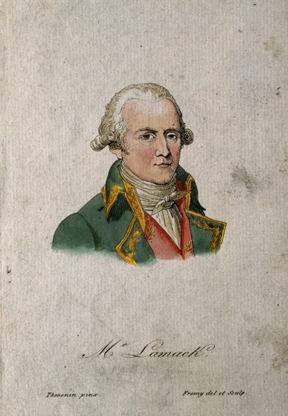 Jean-Baptiste Pierre Antoine de Monet, Chevalier de Lamarck (1744-1829), 1801.