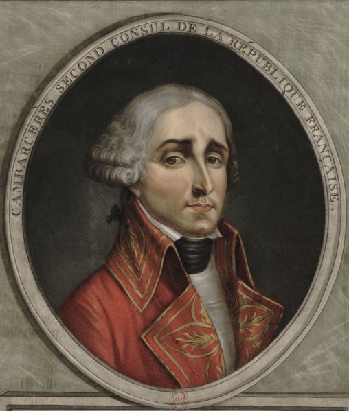 Jean-Jacques Régis de Cambacérès (1753-1824), .