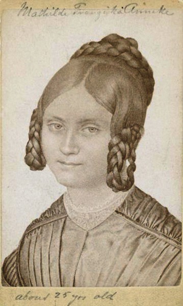 Mathilde Franziska Anneke (1817-1884) , c. 1840.