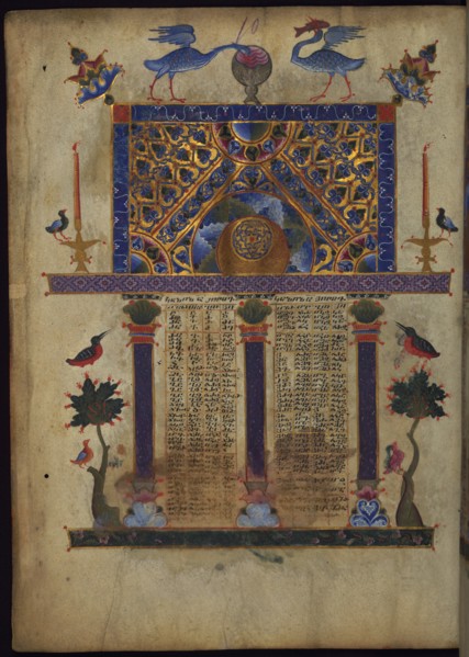 Miniature from the Toros Roslin Gospels, 1262.